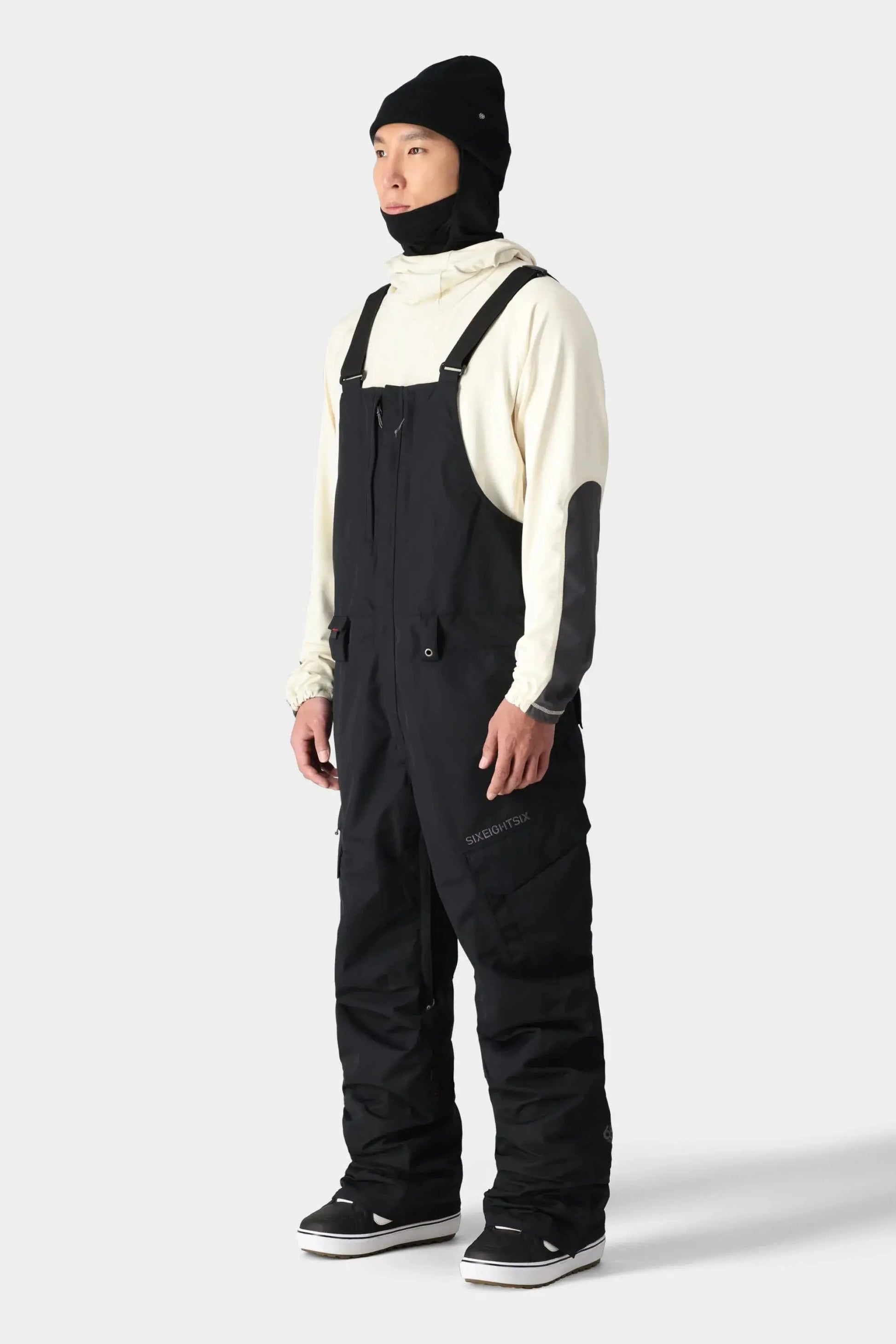 686 Smarty 3-In-1 Cargo Bib Snow Pants - Black 686