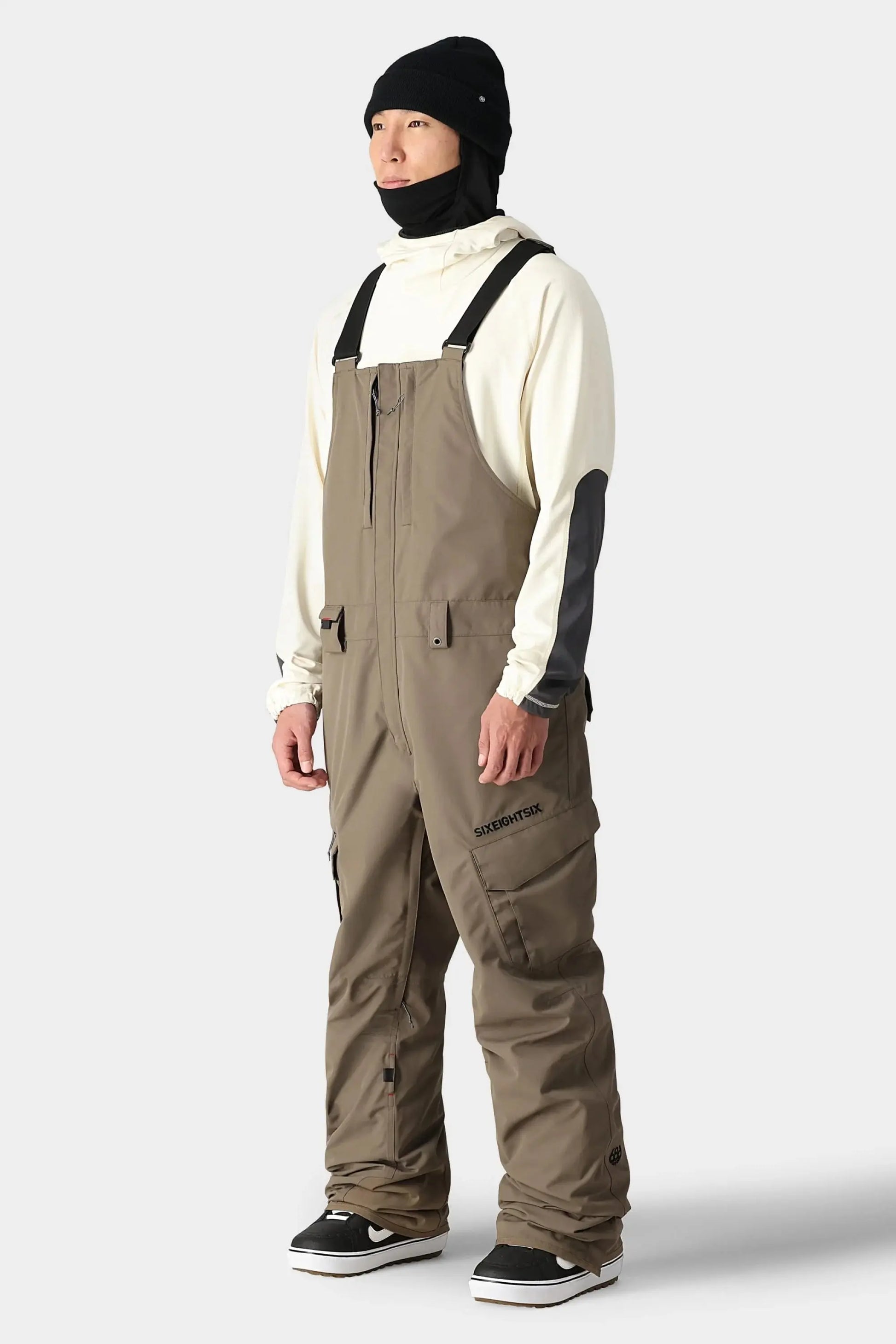 686 Smarty 3-In-1 Cargo Bib Snow Pants Tobacco