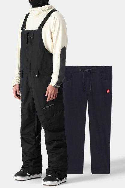 686 Smarty 3-In-1 Cargo Bib Snowpants - Black 686