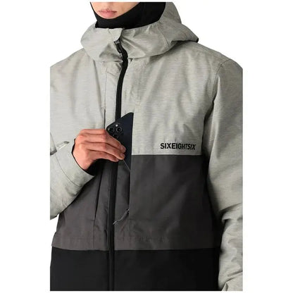 686 Smarty 3-In-1 Form Jacket - White Heather 686