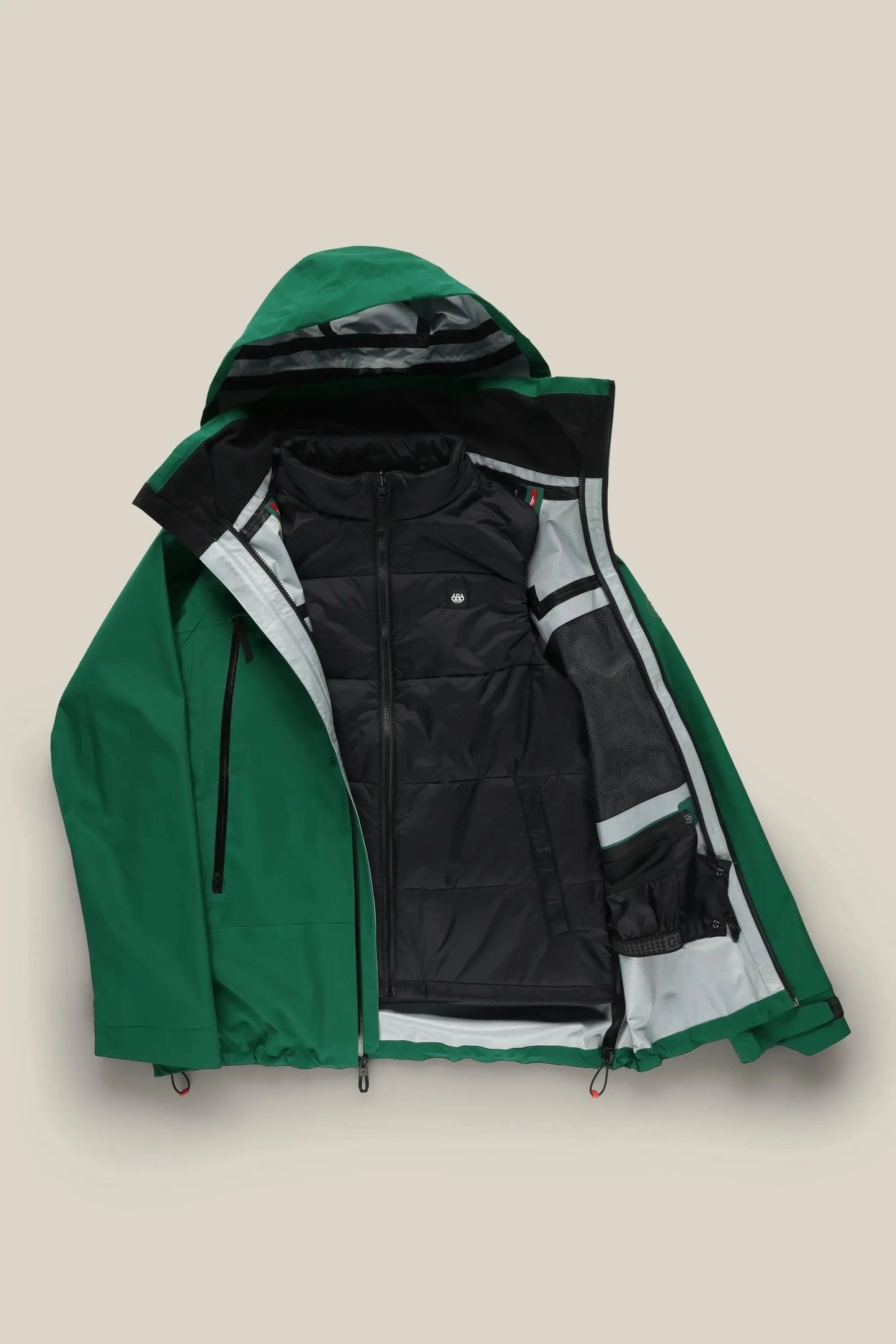 686 Smarty 3-In-1 Rodeo 3L Jacket - Emerald Green 686