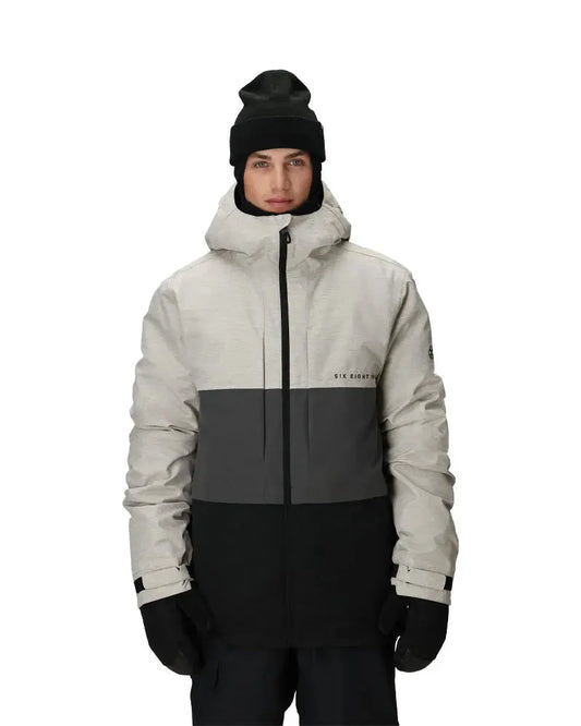 686 Smarty 3-In-1 form Jacket - White Heather 686