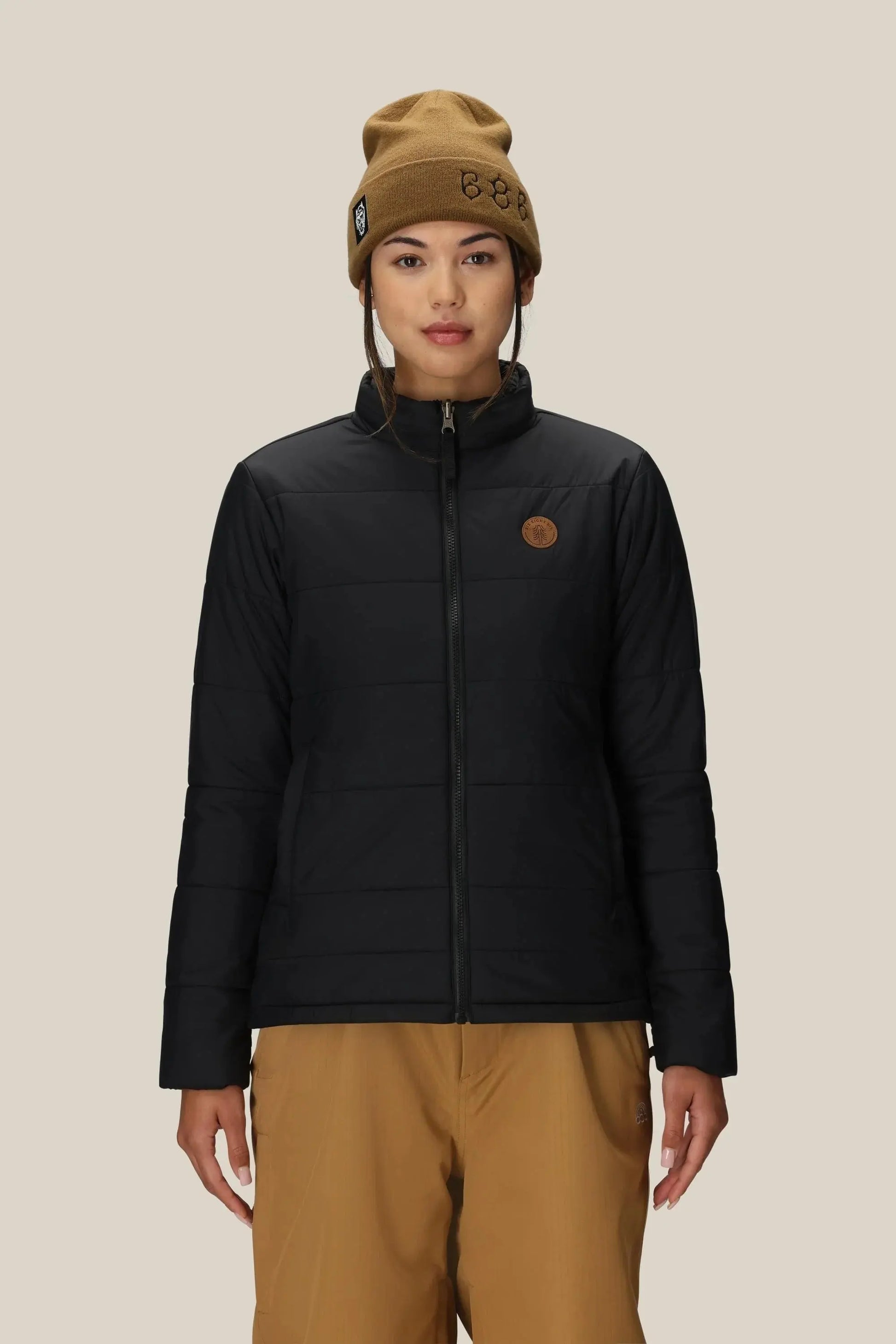 686 Smarty Spellbound Jacket - Black Herringbone 686
