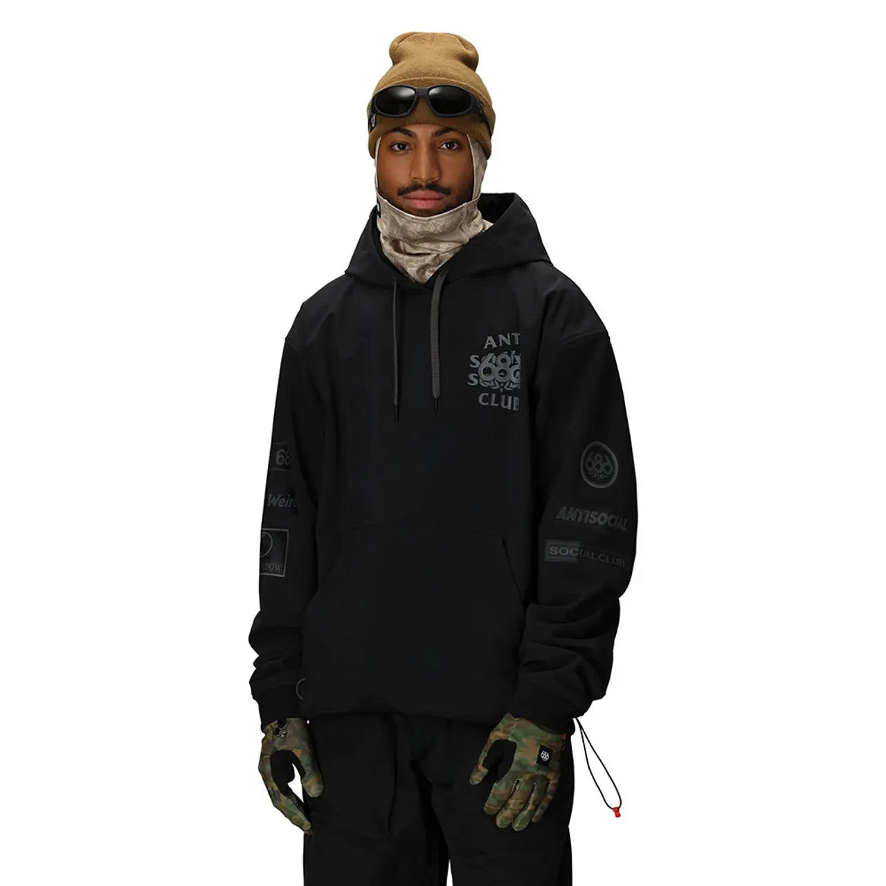 686 Waterproof F1 Hoodie - Black 686