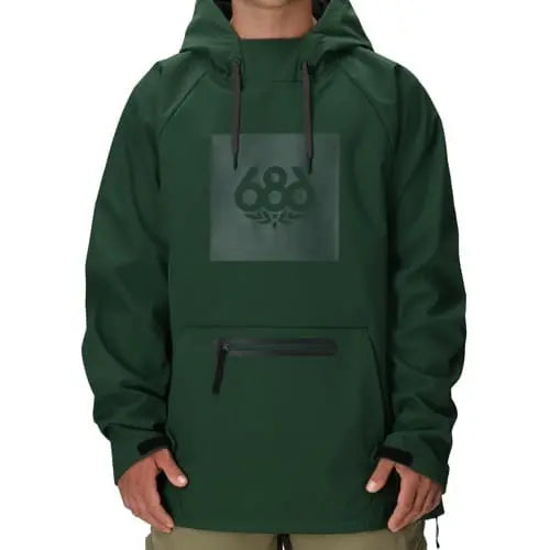 686 Waterproof Hoodie - Moss Green 686