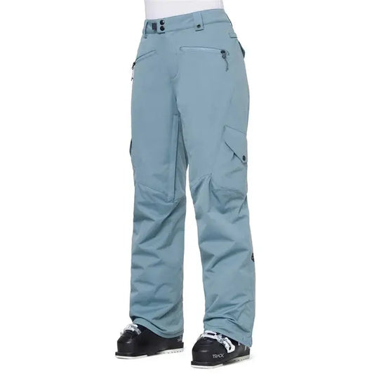 686 Women's Aura Insulated Cargo Snow Pants - Steel Blue 686