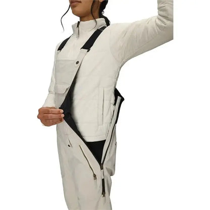 686 Women's Black Magic Bib Snow Pants - Limestone 686