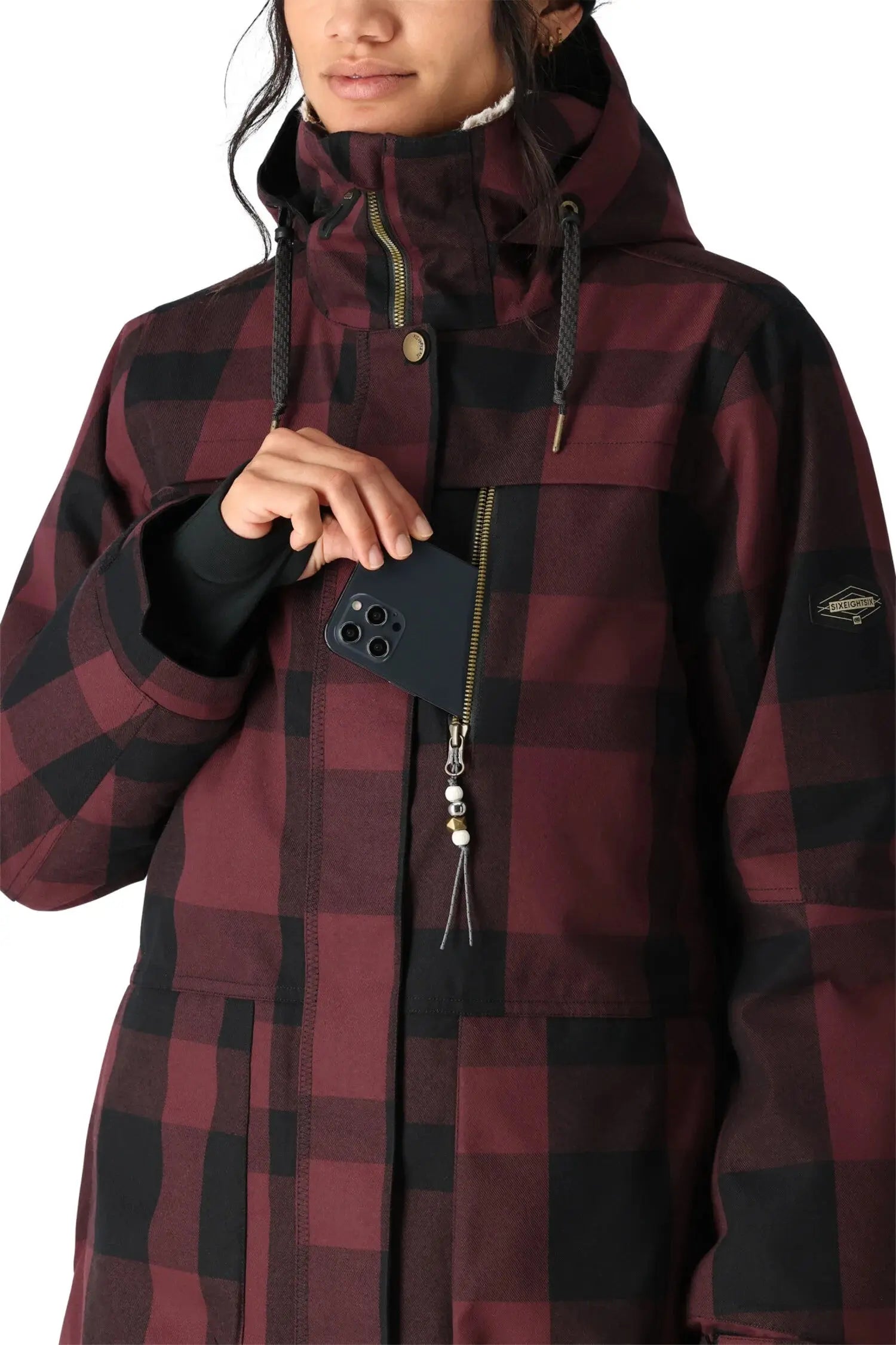 686 Women's Spirit Insulated Jacket - Sassafras Plaid 686