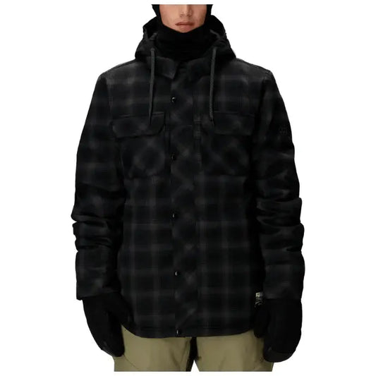 686 Woodland Jacket - Black Plaid 686