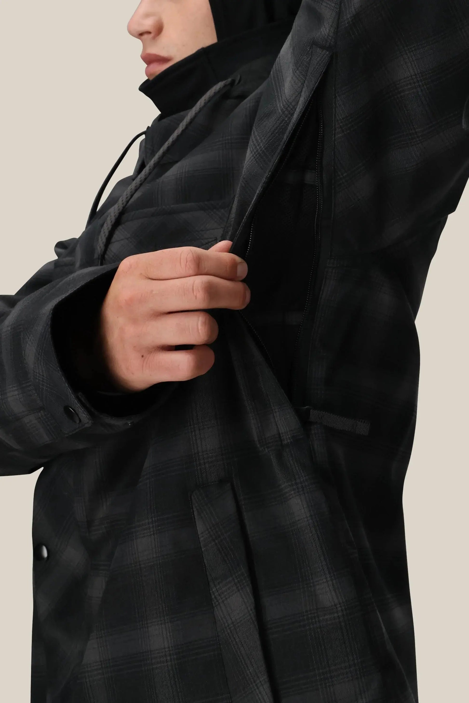 686 Woodland Jacket - Black Plaid 686