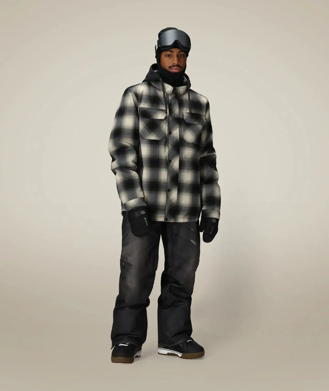 686 Woodland Jacket - Limestone Plaid 686