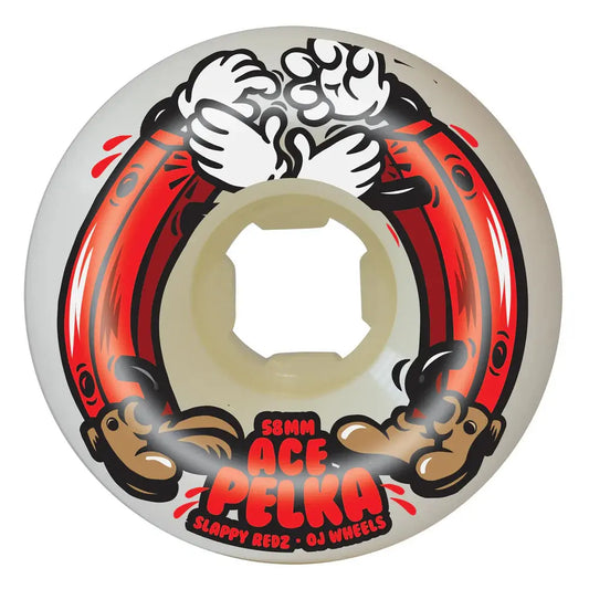 OJ Ace Pelka Slappy Redz Double Duro 58mm 101A/95A Wheels OJS