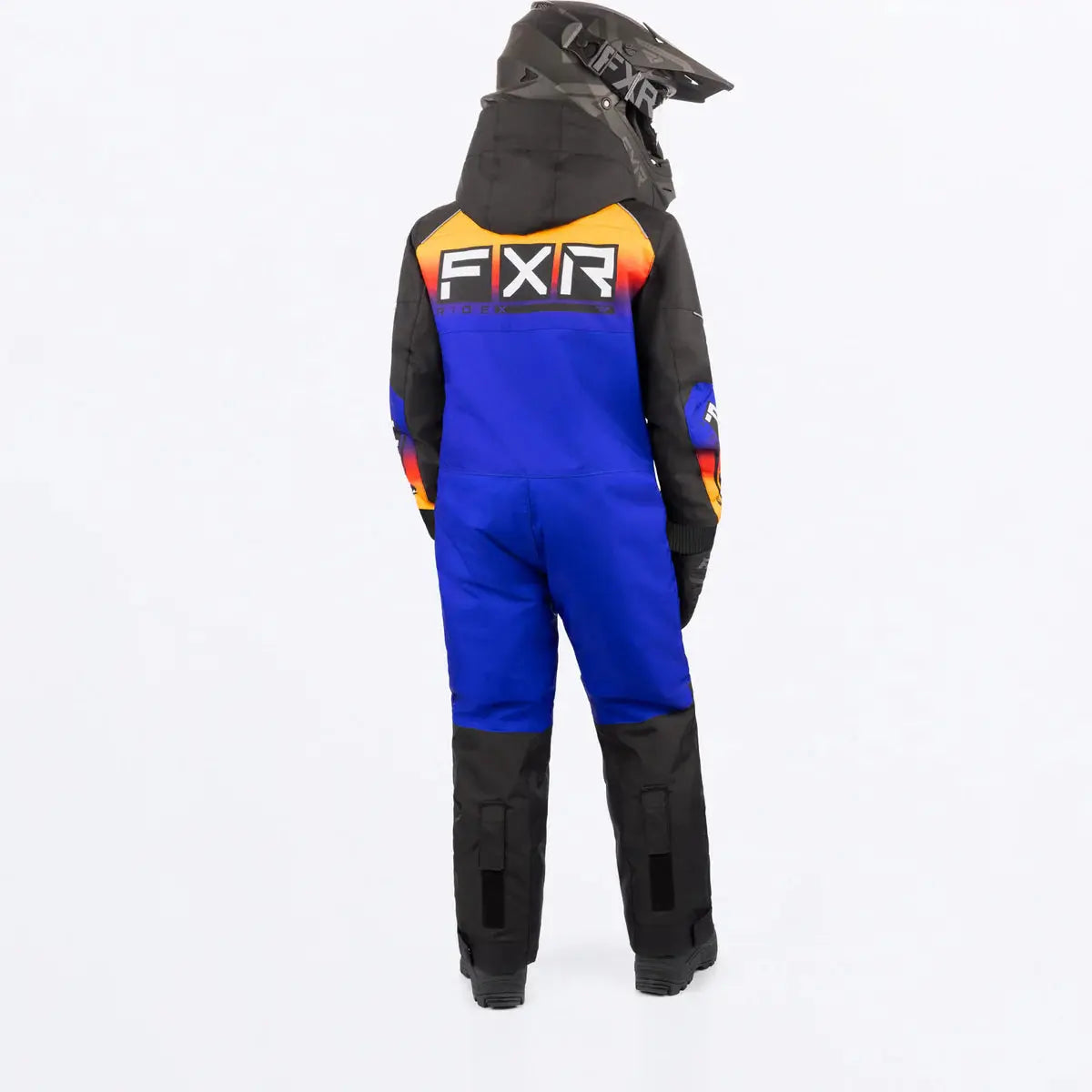 FXR Kids Recruit Monosuit - Black/Anodized FXR