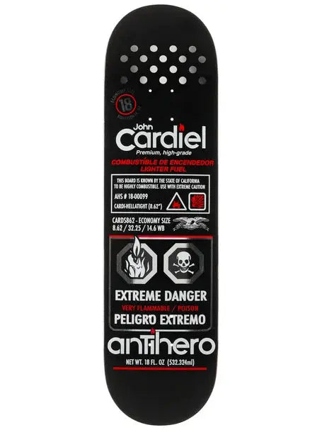 Anti Hero Cardiel Fueled Up 8.62 Deck ANTI HERO