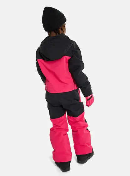 Kids' Burton 2L One Piece Snowsuit- Black/Azalea Pink burton