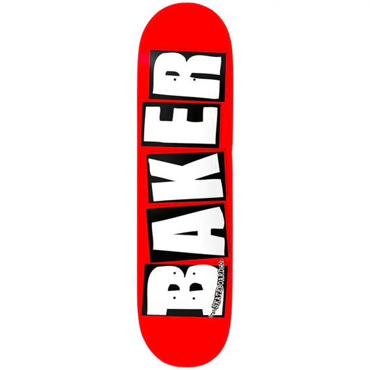 Baker Brand Logo White 8.0 Deck BAKER