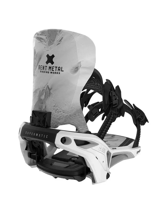 Bent Metal Lightning Supermatic Bindings 2027 - White BENT METAL