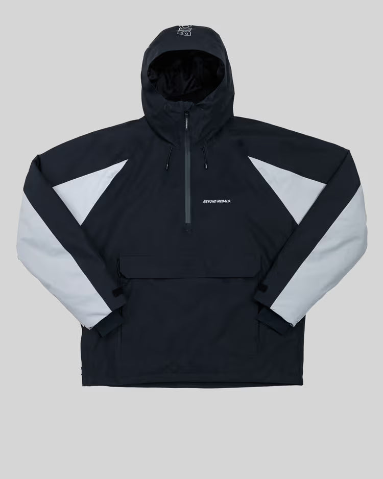 Beyond Medals Retro Anorak 2L Jacket - Black Beyond Medals