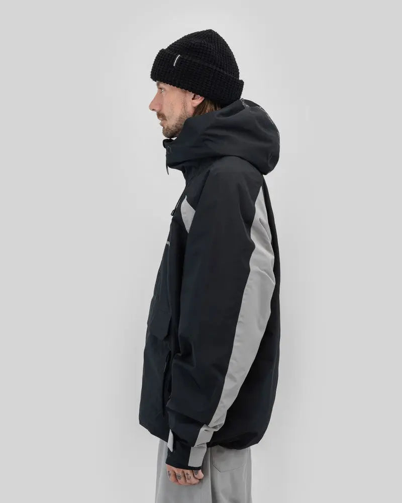Beyond Medals Retro Anorak 2L Jacket - Black Beyond Medals