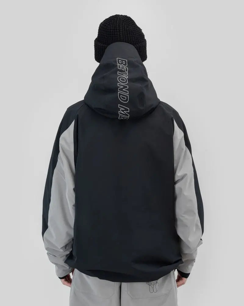 Beyond Medals Retro Anorak 2L Jacket - Black Beyond Medals