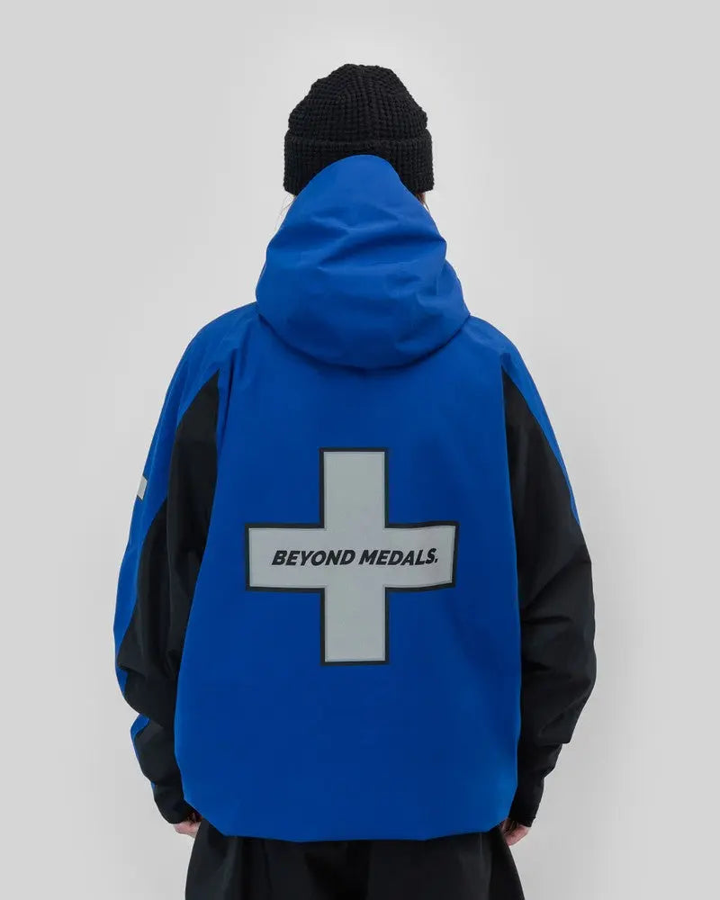 Beyond Medals Retro Anorak 2L Jacket - Blue Beyond Medals