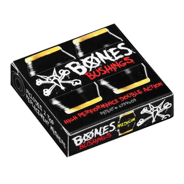 Bones 91A Medium Bushings - Black BONES