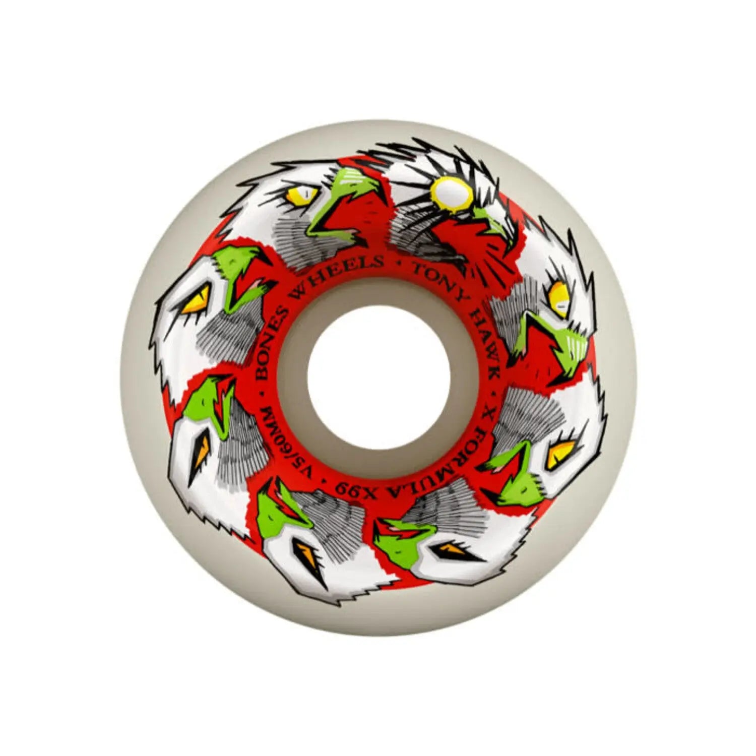 Bones Hawk Animation X-Formula V5 Sidecut 60mm Wheels BONES