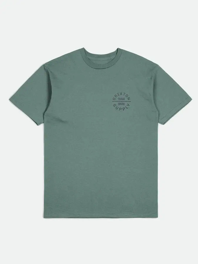 Brixton Oath V Tee - Green Brixton