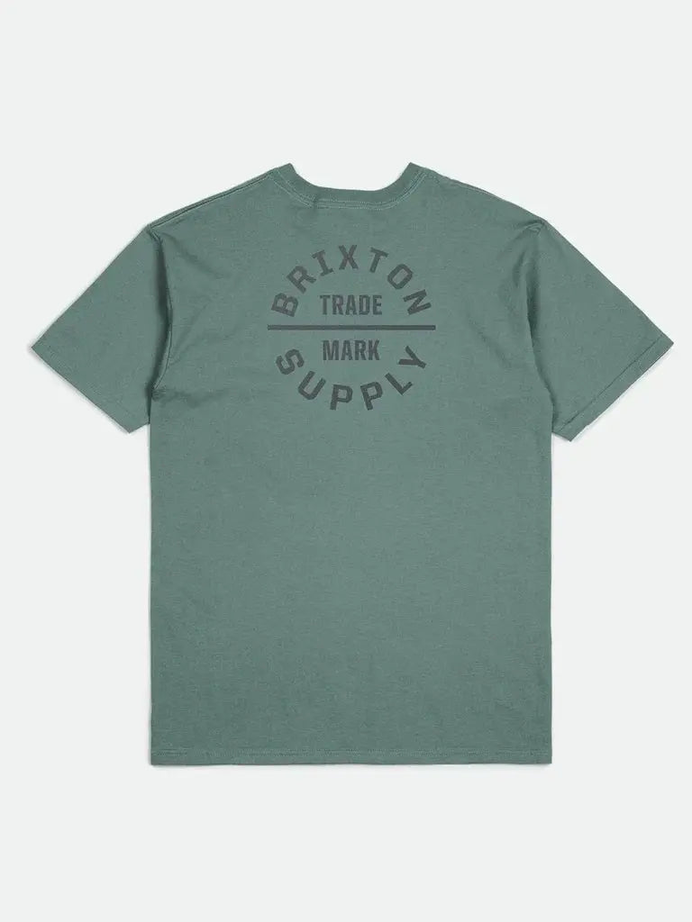 Brixton Oath V Tee - Green Brixton