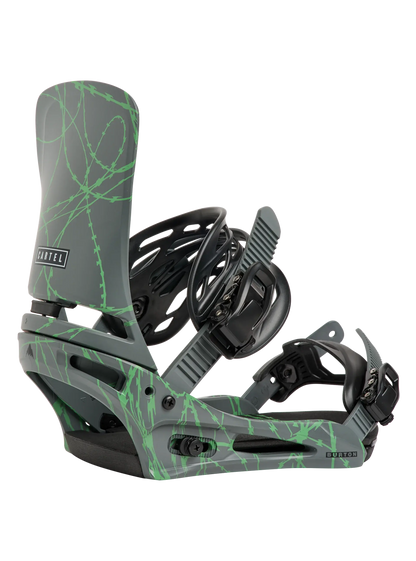 Burton Cartel Bindings - Gray/Green 2027 BURTON