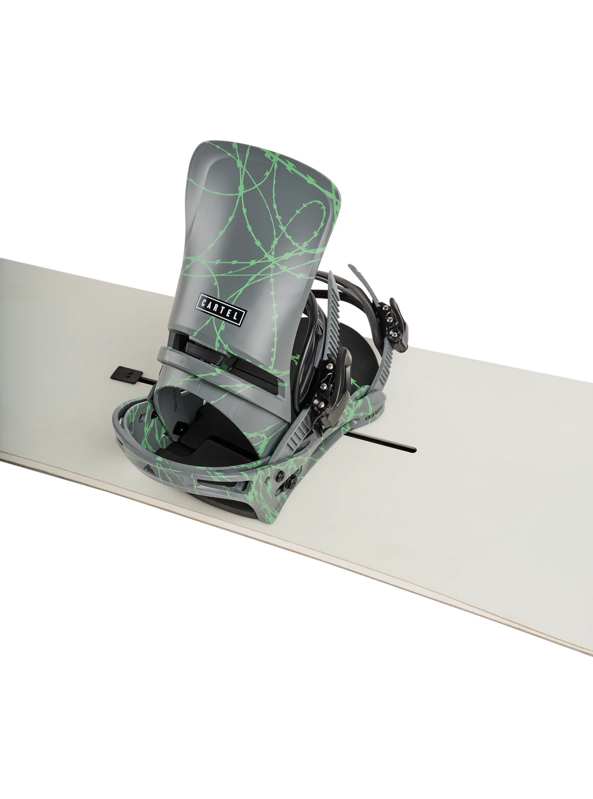 Burton Cartel Bindings - Gray/Green 2027 BURTON
