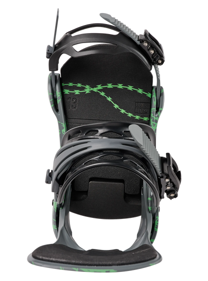 Burton Cartel Bindings - Gray/Green 2027 BURTON