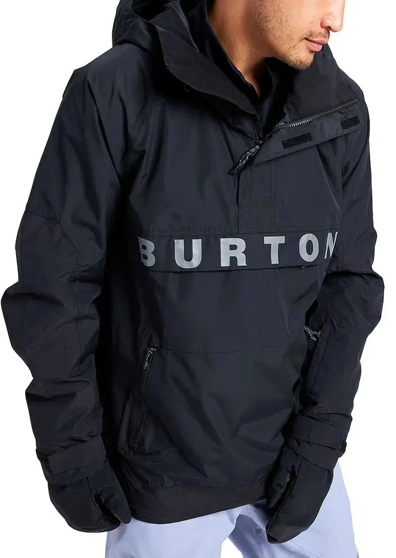 Burton Frostner Anorak Jacket - Black BURTON