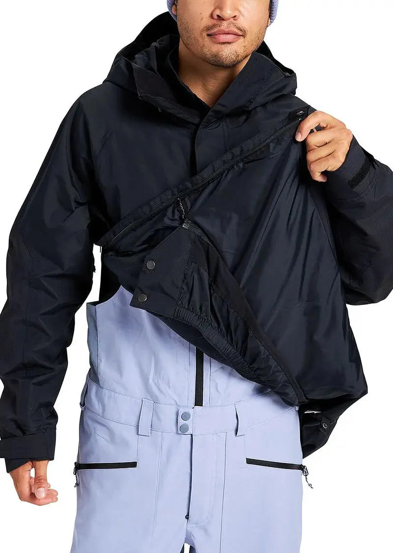 Burton Frostner Anorak Jacket - Black BURTON