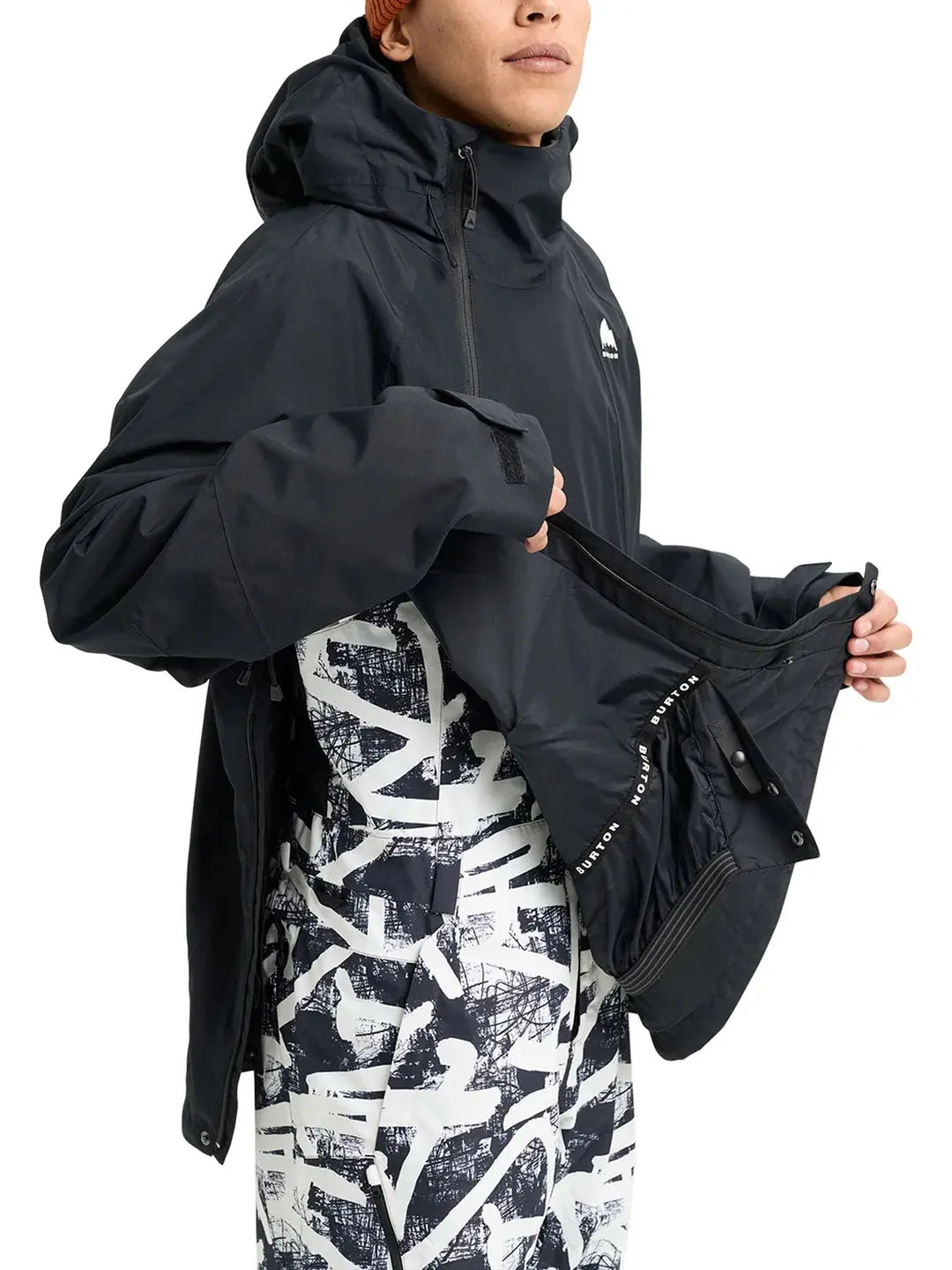 Burton Men's Reserve Relax Anorak Jacket 2027 -  Black BURTON