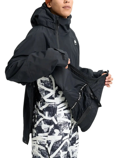 Burton Men's Reserve Relax Anorak Jacket 2027 -  Black BURTON