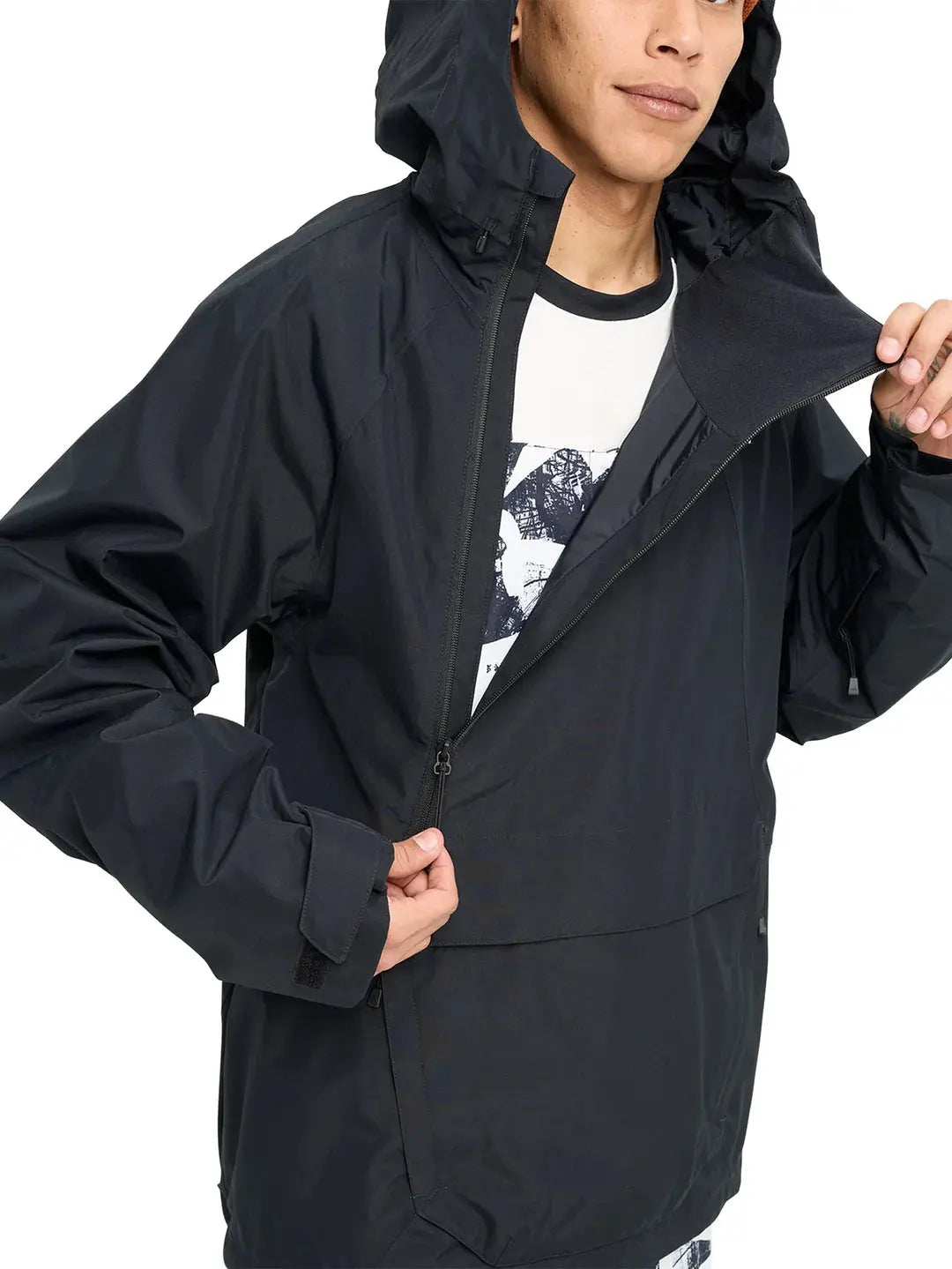 Burton Men's Reserve Relax Anorak Jacket 2027 -  Black BURTON