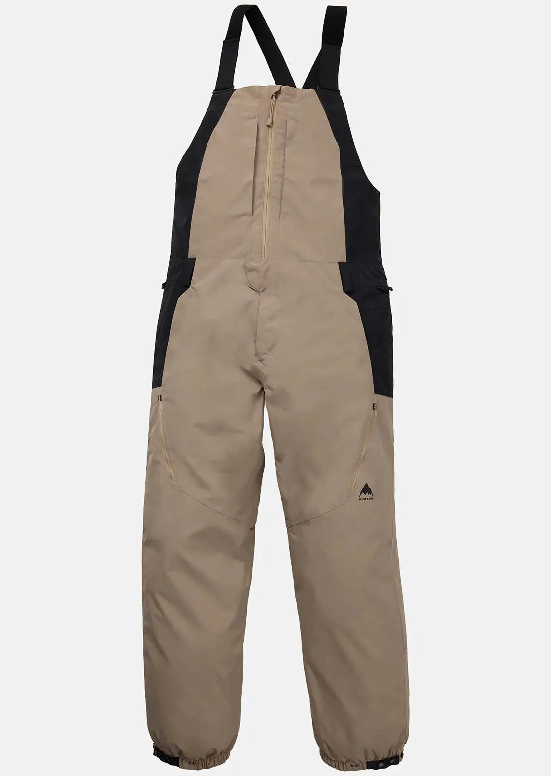 Burton Reverse Relax Bib Snow Pants - Summit Taupe/Black BURTON