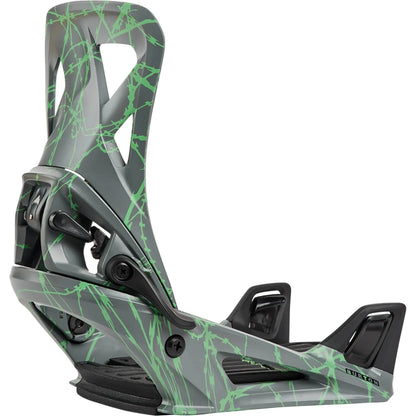 Burton Step On Bindings - Gray/Green 2027 BURTON
