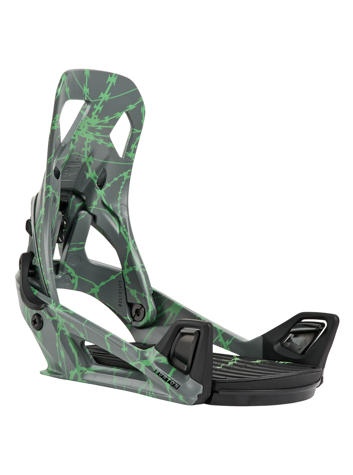 Burton Step On Bindings - Gray/Green 2027 BURTON