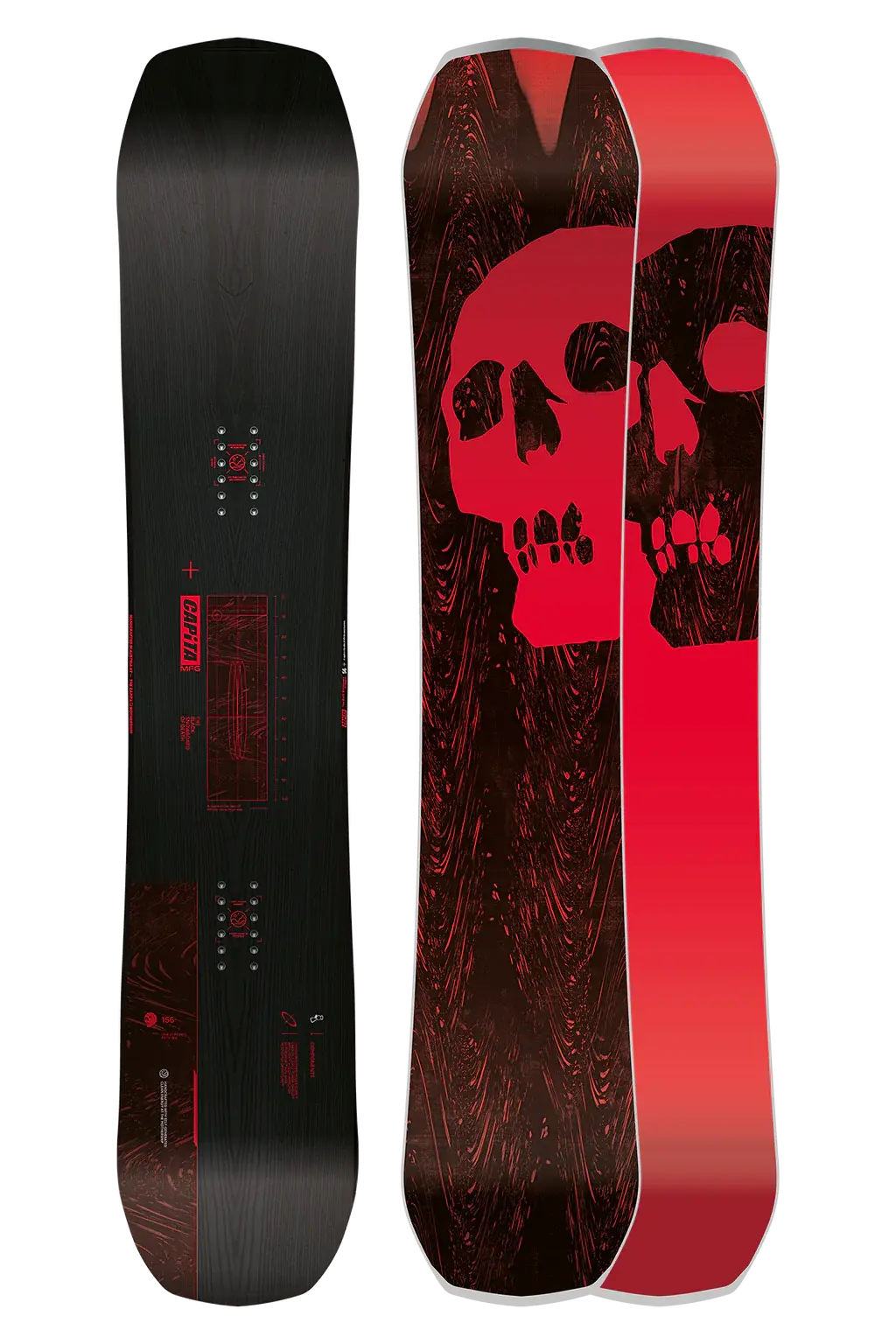 Capita Black Snowboard Of Death Snowboard 2025 CAPITA