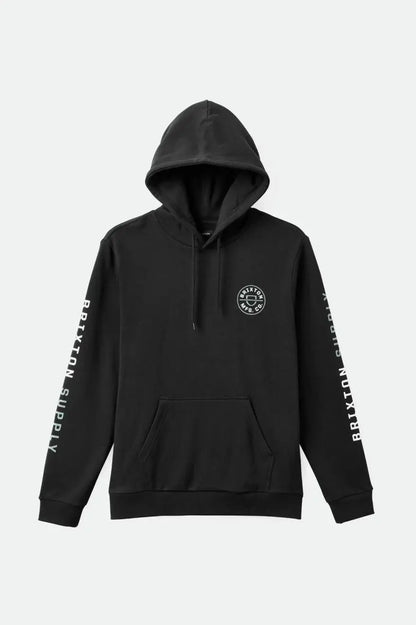 Brixton Crest Hoodie - Black/Chinois Brixton