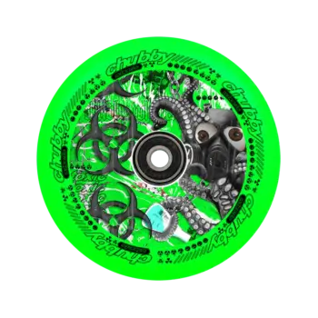 Chubby Lab Neon Green 110mm Scooter Wheels Chubby