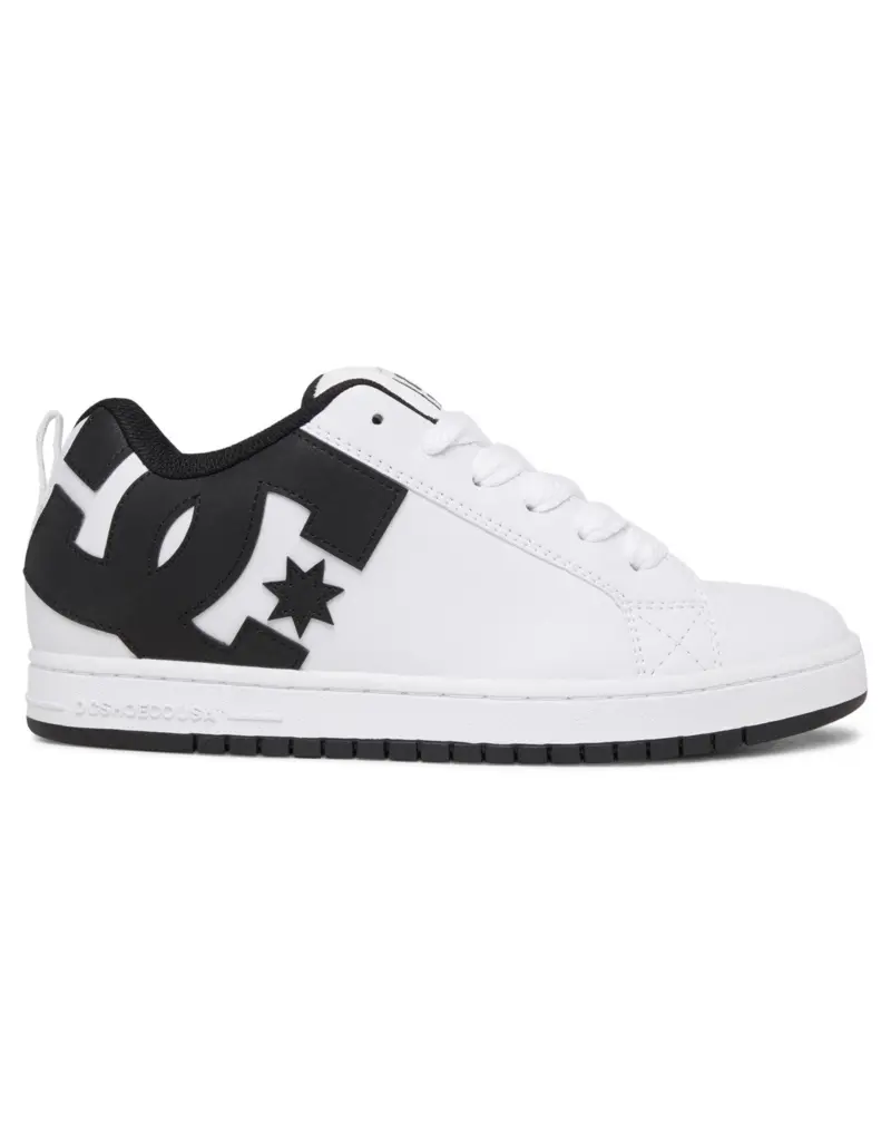 Court Graffic Shoes - White/Black/Black DC