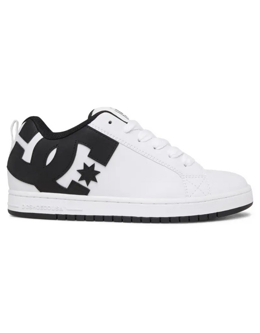 Court Graffic Shoes - White/Black/Black DC
