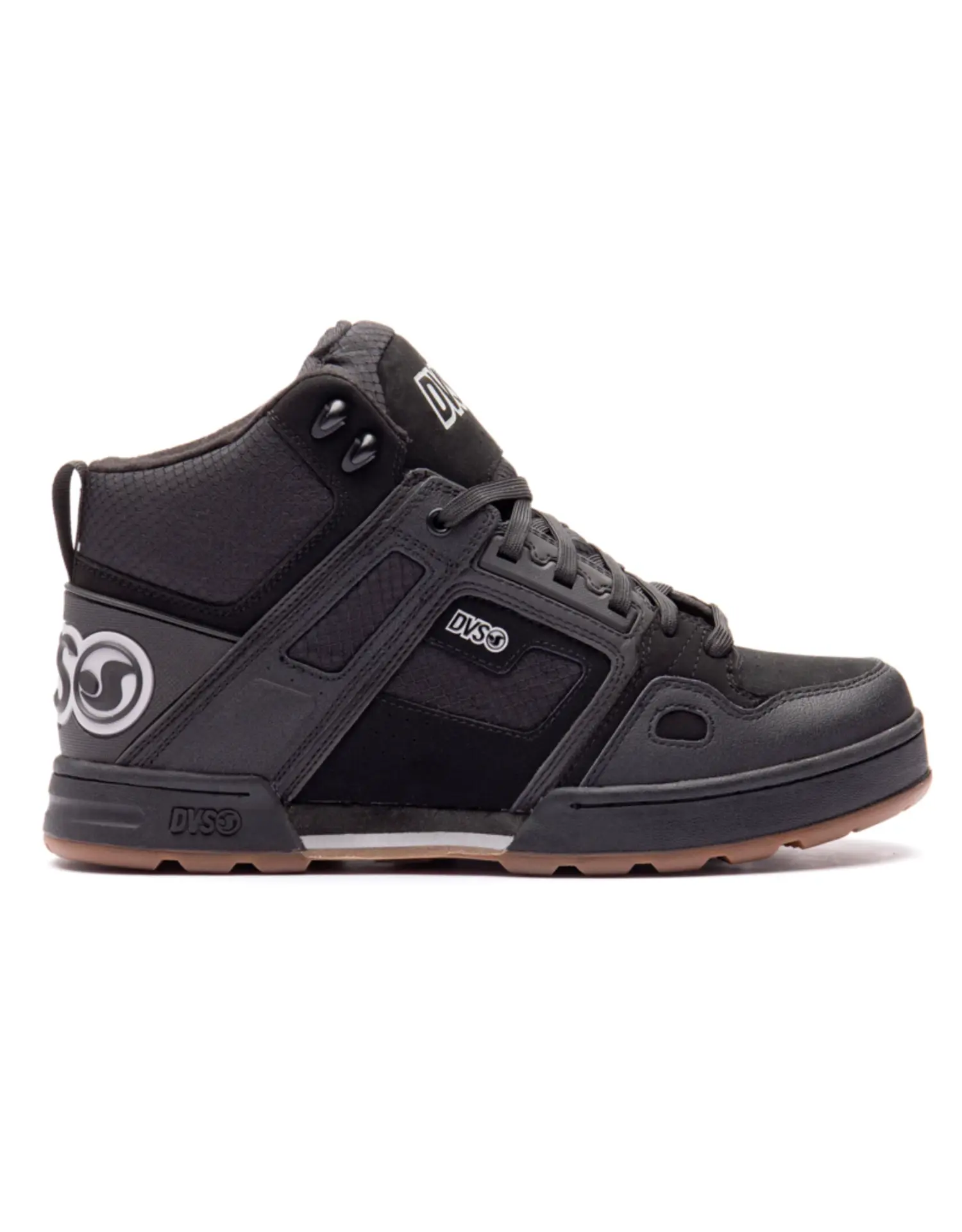 DVS Comanche Boot -Black/Reflective Charcoal Leather DVS