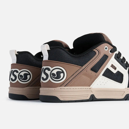 DVS Comanche Shoes - Black Taupe Brown Suede DVS