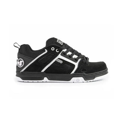 DVS Comanche Shoes - Black White Leather DVS