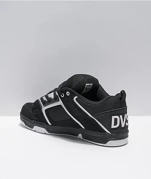 DVS Comanche Shoes - Black White Leather DVS
