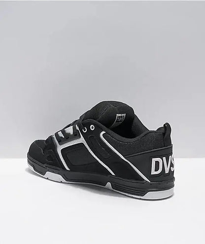 DVS Comanche Shoes - Black White Leather DVS